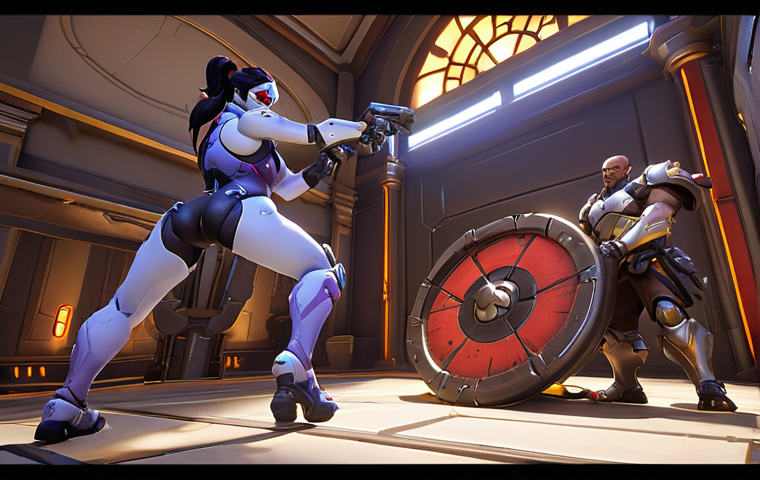 **

Rookie Overwatch 2 team executing a bold strategy against a seasoned team, capturing the David vs. Goliath dynamic, Widowmaker play.

**